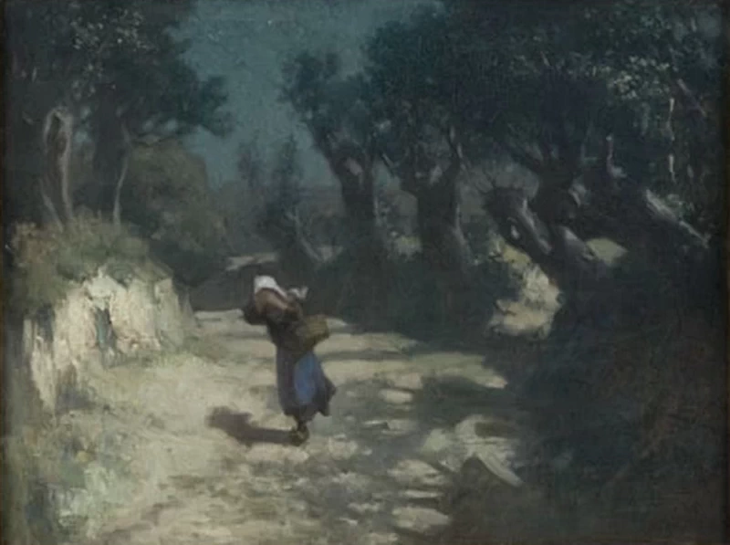 Contadina al chiaro di luna - Cultural Heritage Agency of the Netherlands Art Collection